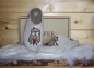 Preview: Tofee Ladies Slipper white owl with umbrella
