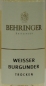 Preview: Weingut Behringer Weißer Burgunder, Britzinger Sonnhole trocken 2020, 375ml