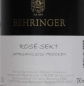 Preview: Weingut Behringer Exclusiv Rosé Sekt rocken 2016