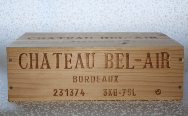 Chateau Bel Air Bordeaux Holzkiste 3er, 2000