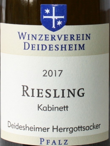 Deidesheimer Herrgottsacker Riesling Kabinett 2017, 375ml