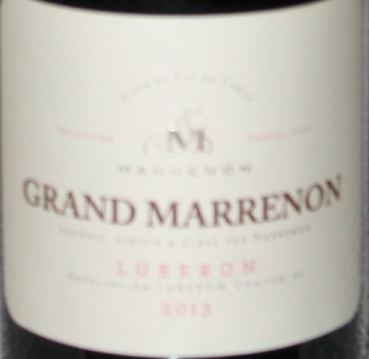 Marrenon Luberon Grand Marrenon Rouge 2013