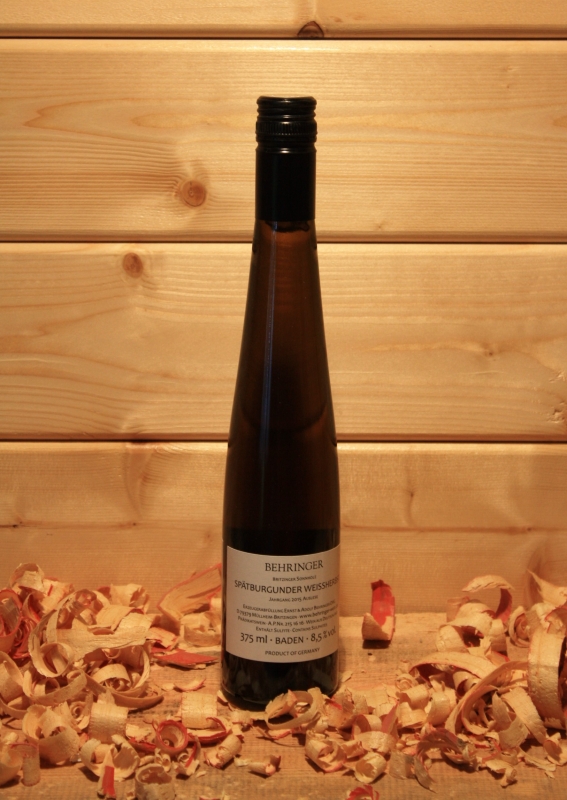 Weingut Behringer, Britzinger Sonnhole Spätburgunder Weißherbst Auslese edelsüß 2015, 375ml